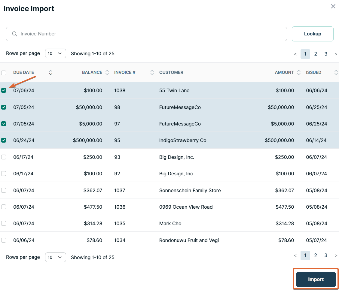 Manual Invoice Import – FlexPoint